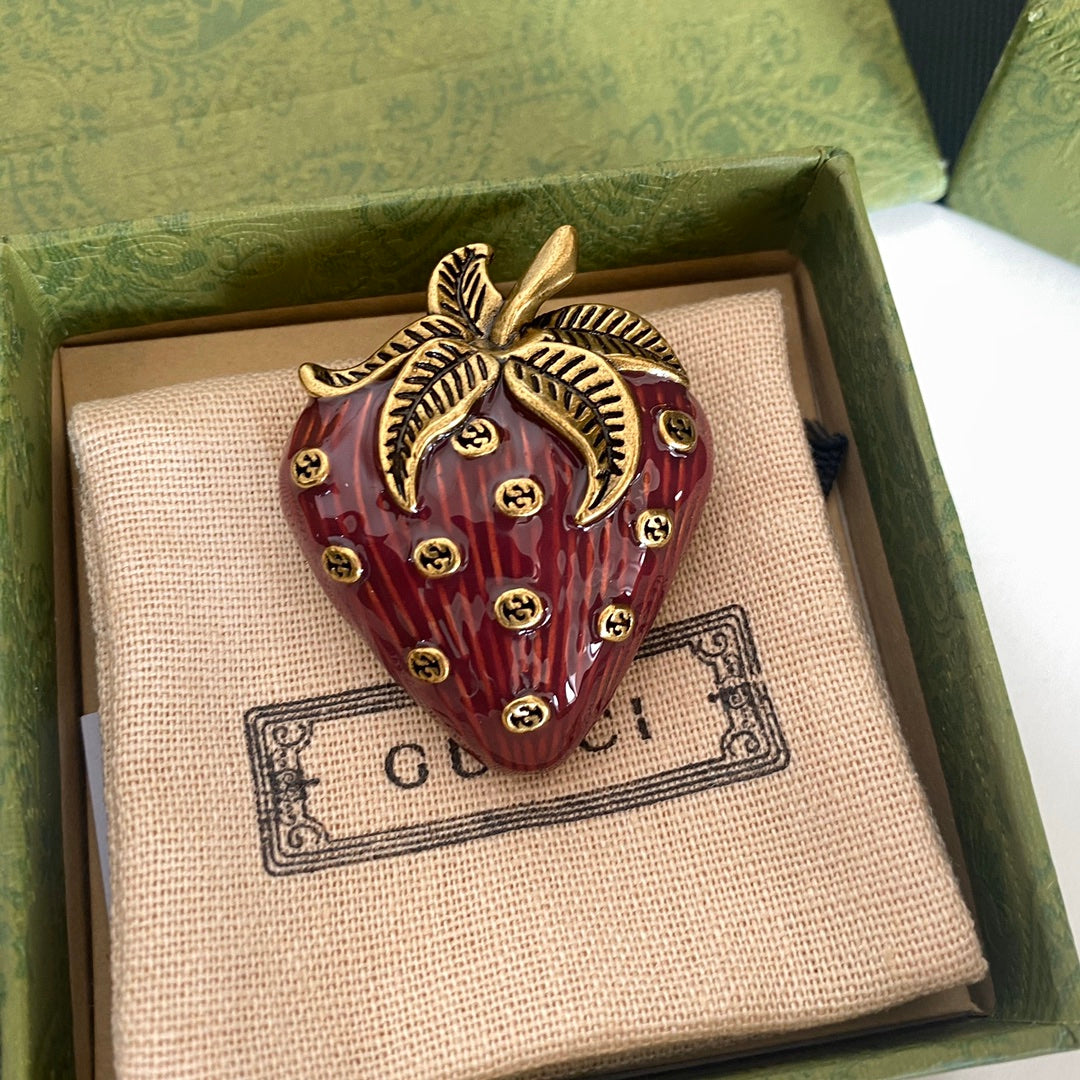 G.G Fruit Brooch Pin