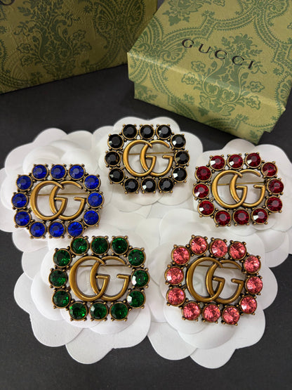 Top quality Gucci Brass Brooch pin