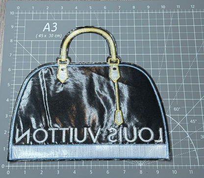 XL Leather fabric Duffle bag Patch