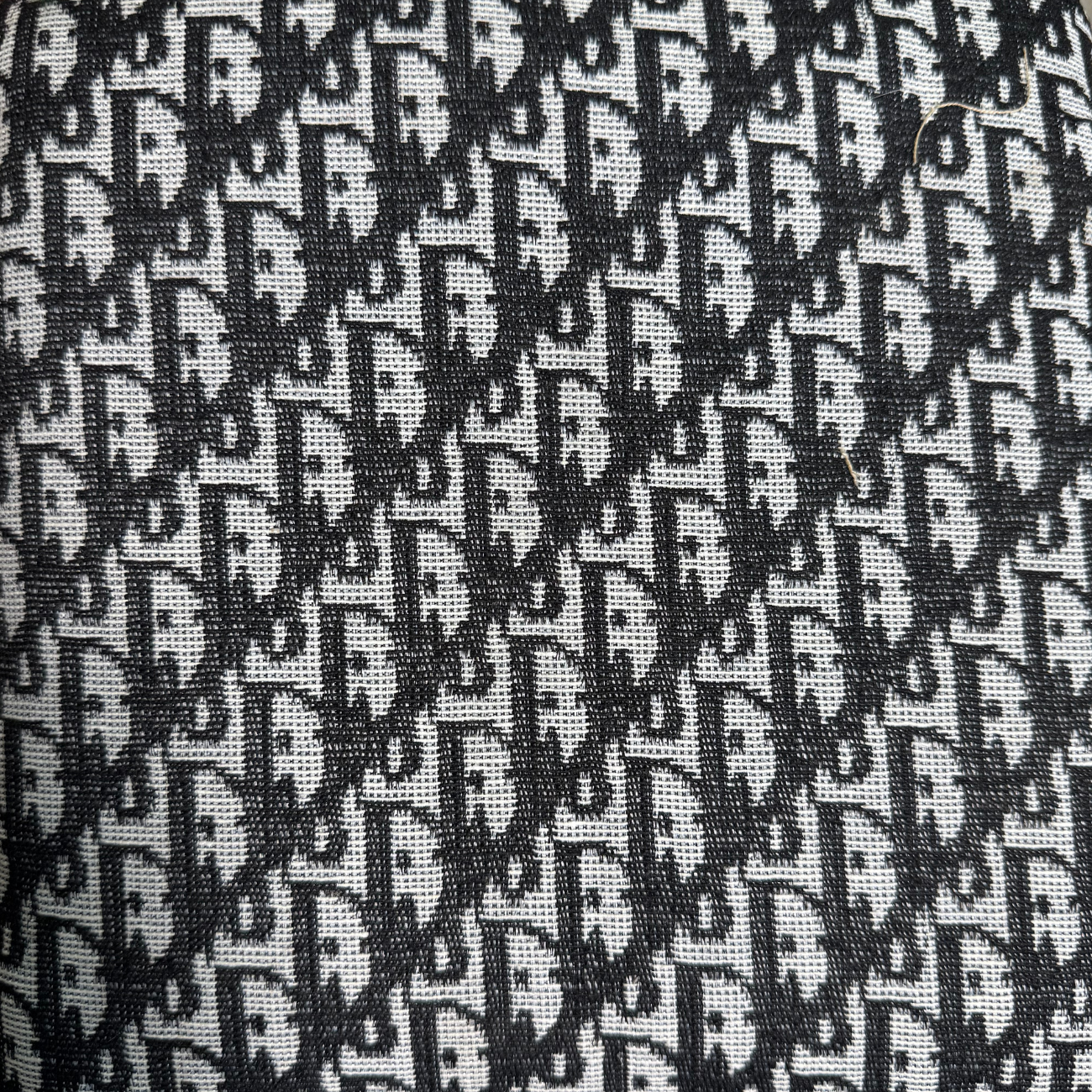 CD Jacquard Monogram Fabric - Black