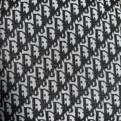 CD Jacquard Monogram Fabric - Black