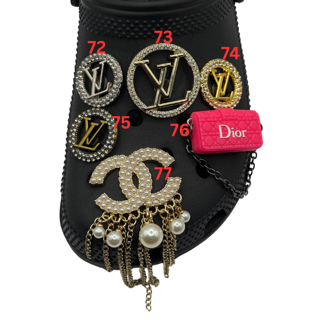 Luxury Bling Shoe Charms 01 - 100