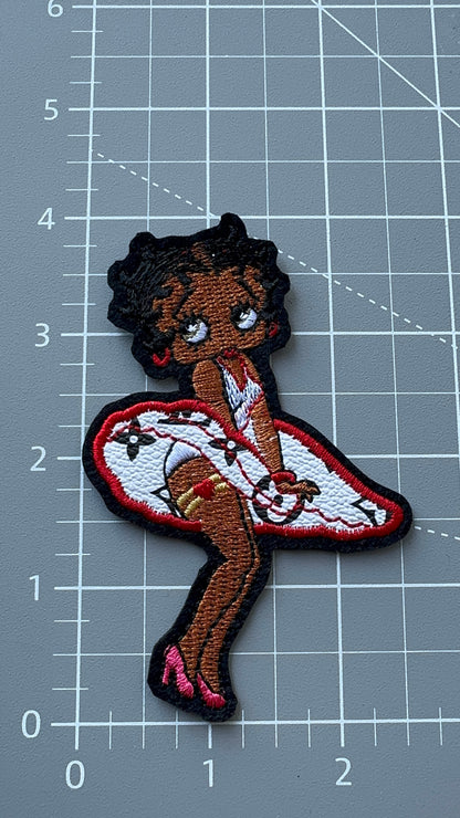 Iron on LV Patch - 3.5 inches