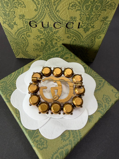 Top quality Gucci Brass Brooch pin
