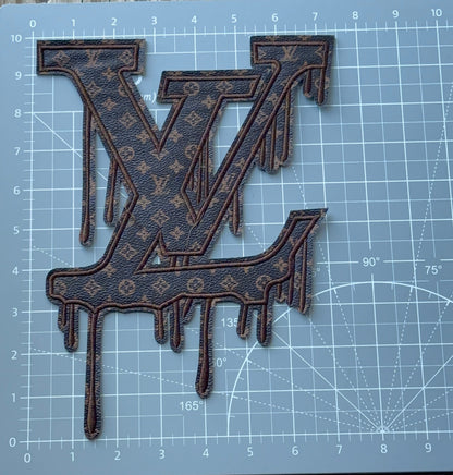 XL Leather drip patch