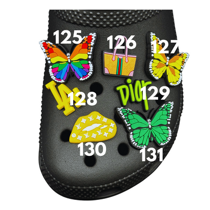 PVC Designer Shoe Charms - 77 - 131