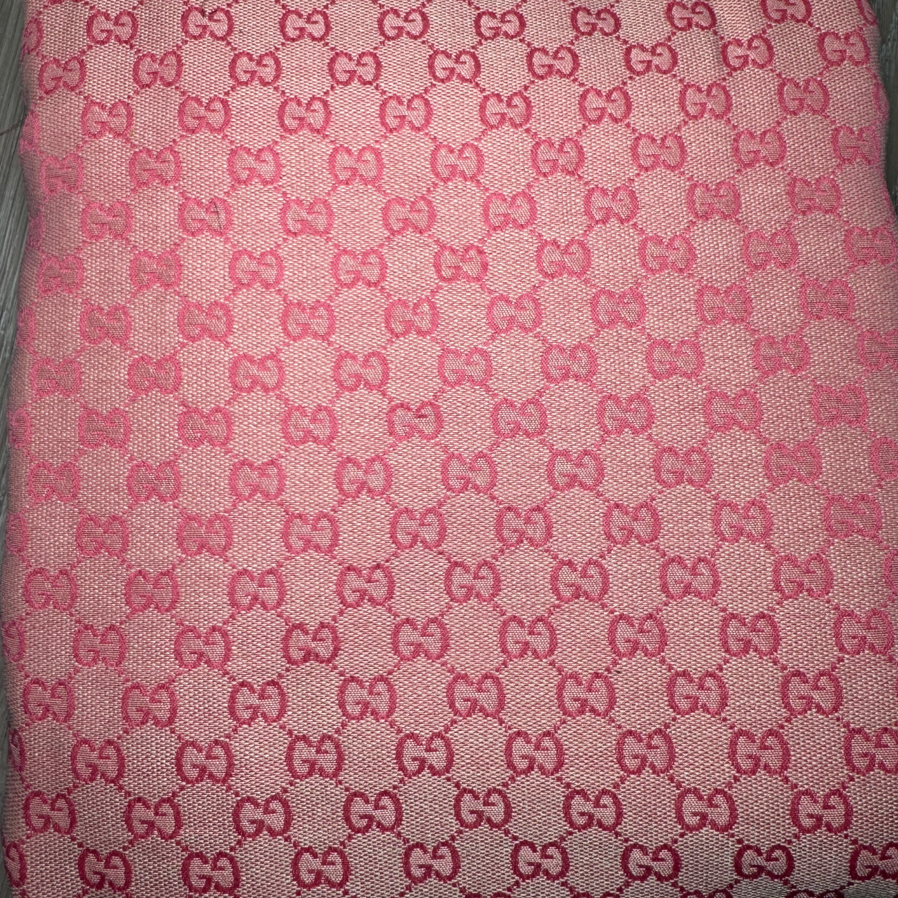 Pink GG Designer Inspired Jacquard Fabric - G02