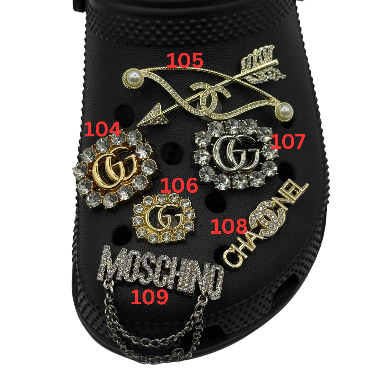 Designer inspired Croc Charms 01 - 153