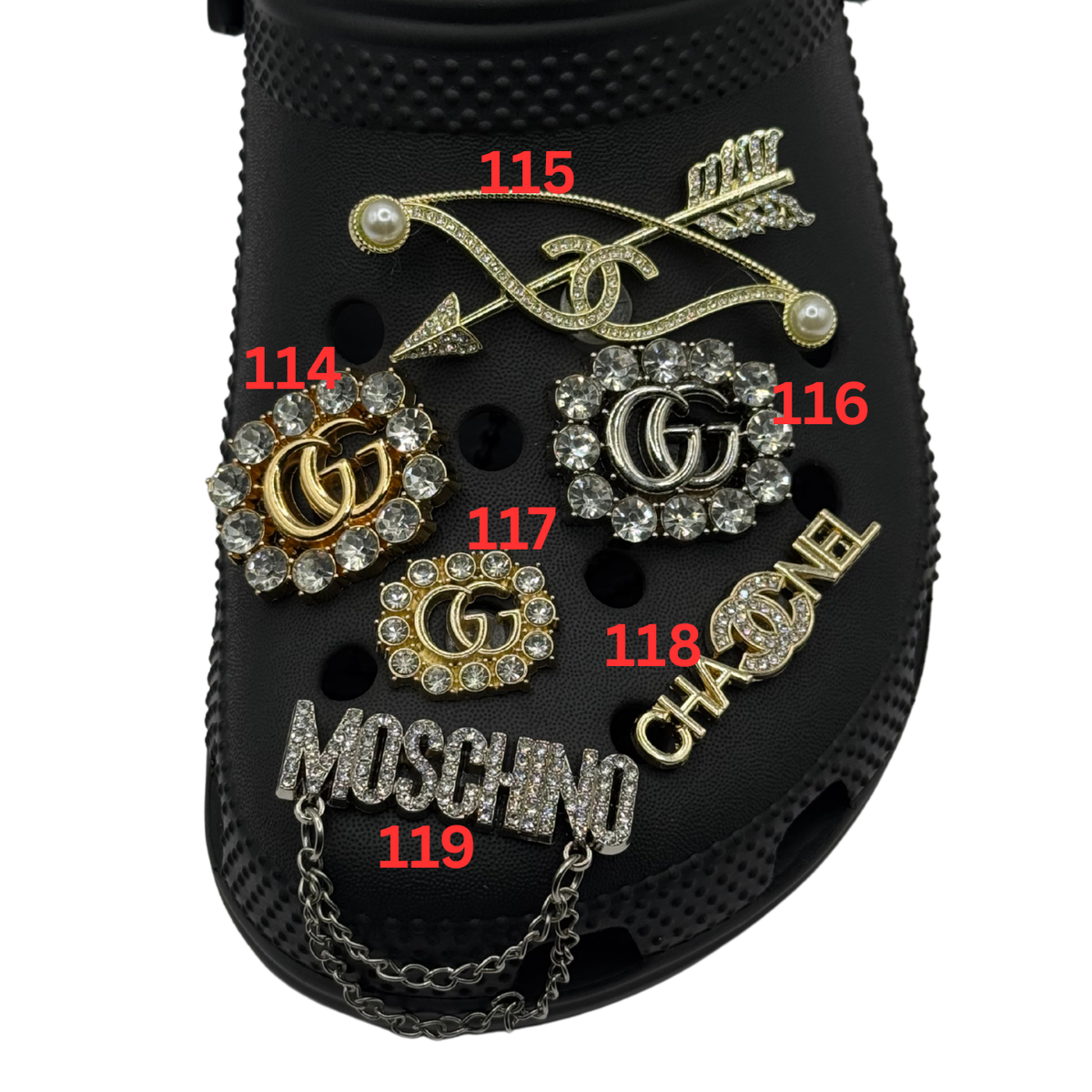 Designer inspired Croc Charms 01 - 153