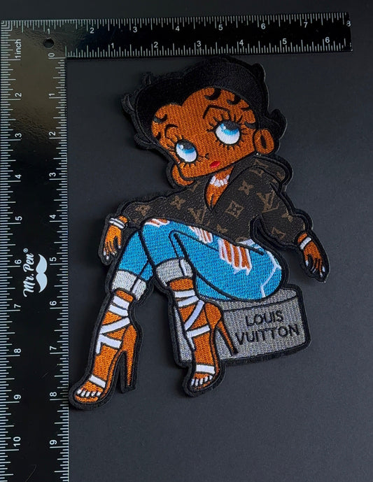 XL Iron on LV Patch -