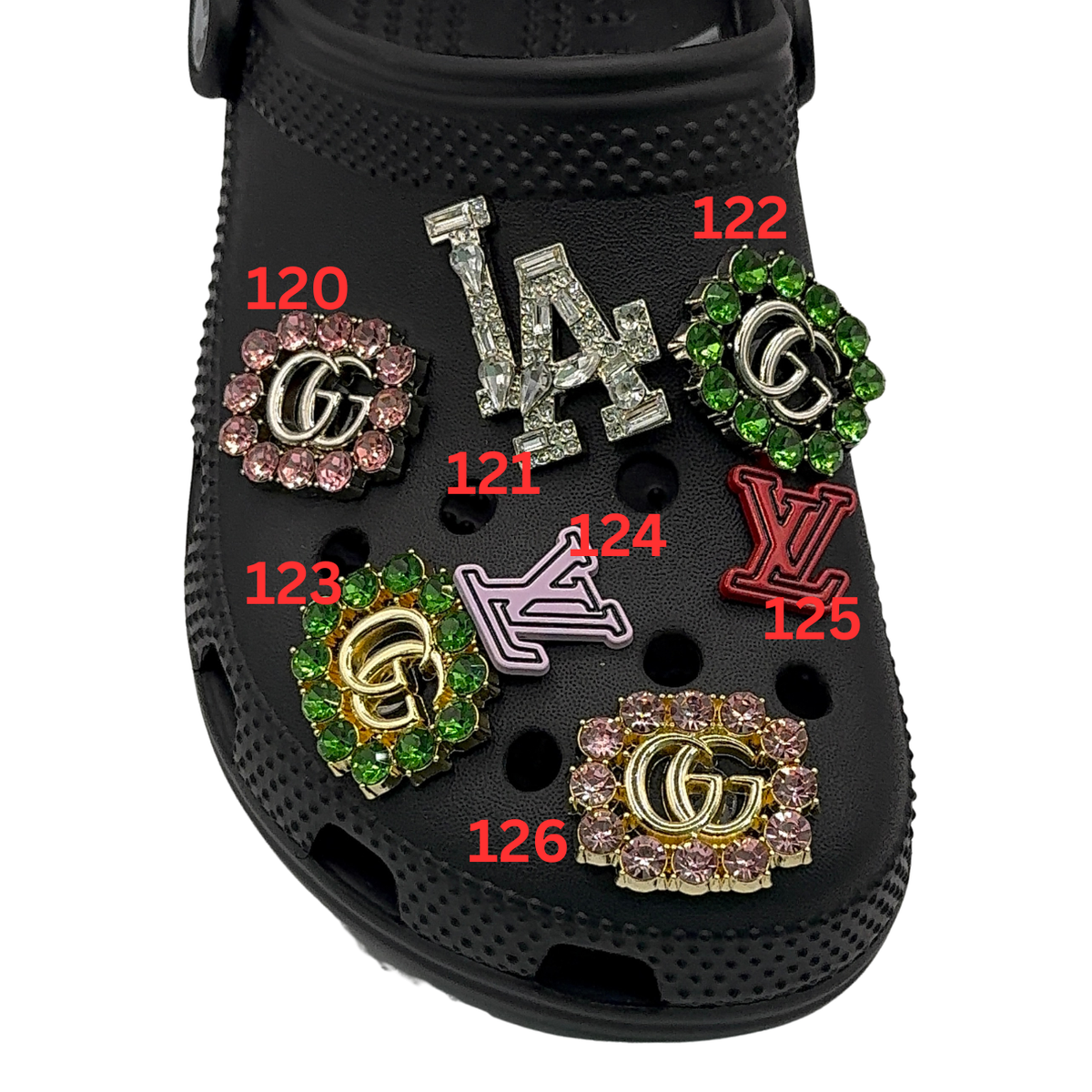 Designer inspired Croc Charms 01 - 153
