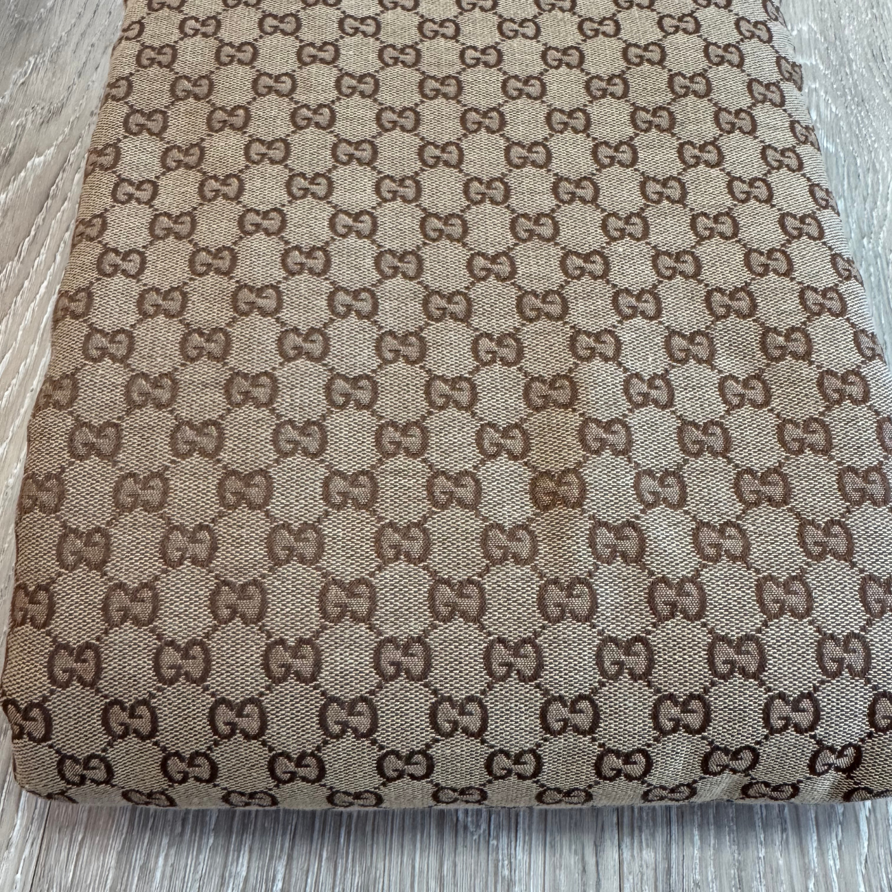 GG Designer Inspired Jacquard Fabric-Classic Tan