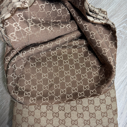 GG Designer Inspired Jacquard Fabric-Classic Tan