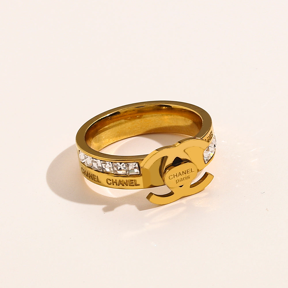 High Quality C.C Gold plated ring