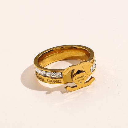 High Quality C.C Gold plated ring