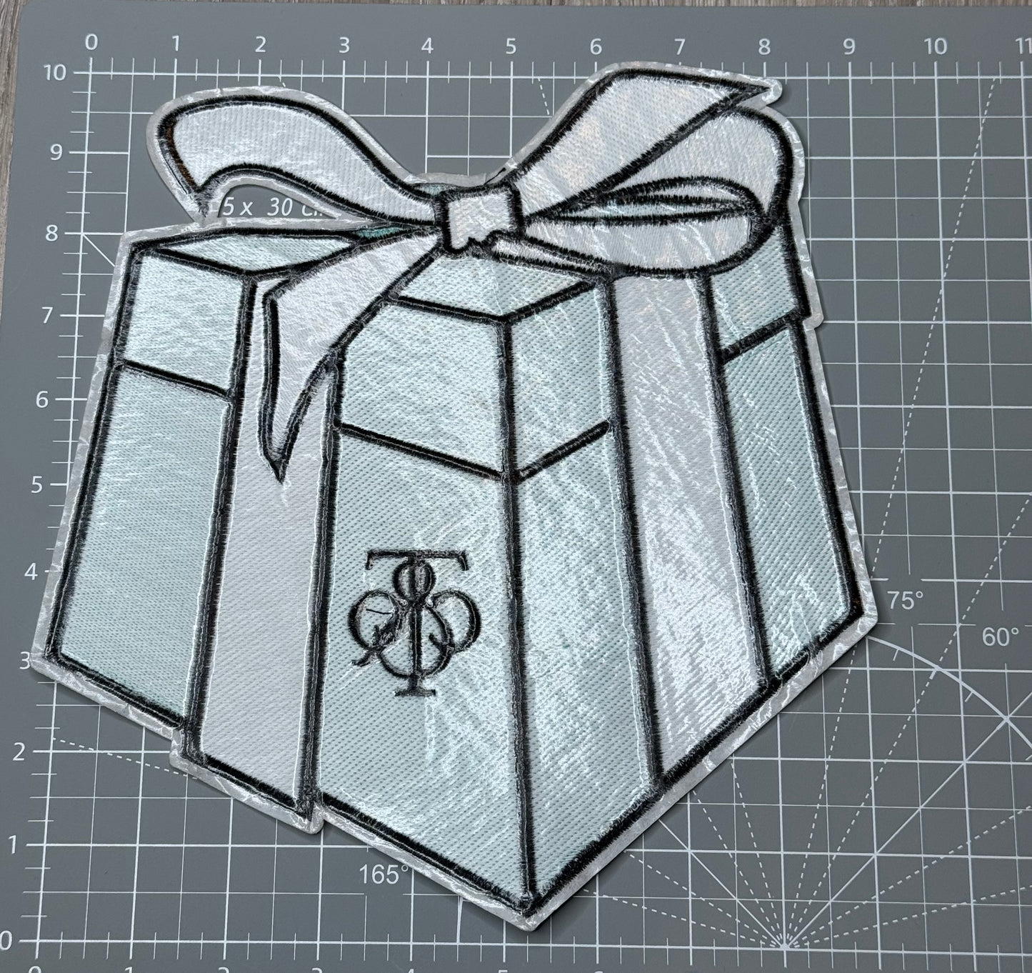 XL Tiffany gift box patch