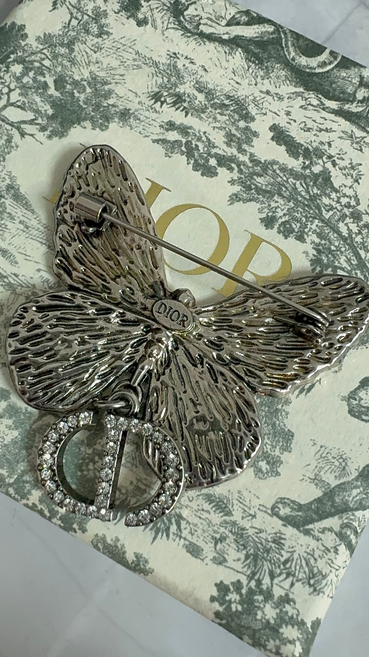 Ms. D Butterfly Designer Brooch pin