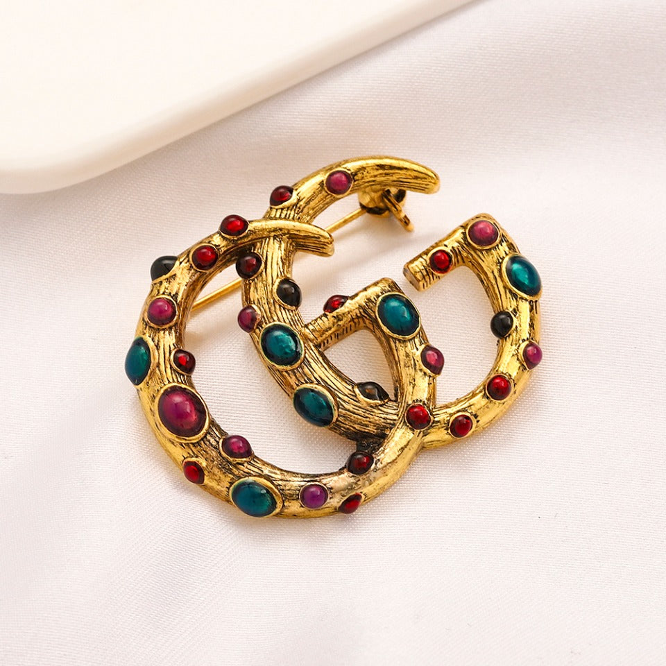 G.G Designer Brooch pin