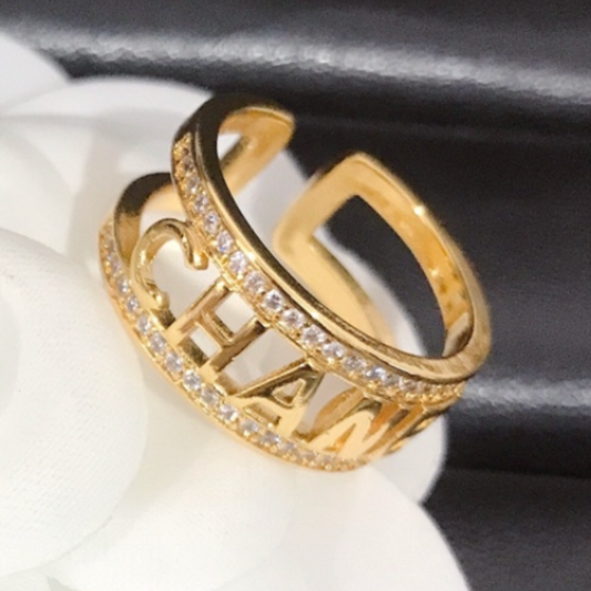 C.C High Quality 18K Gold Plated Ring