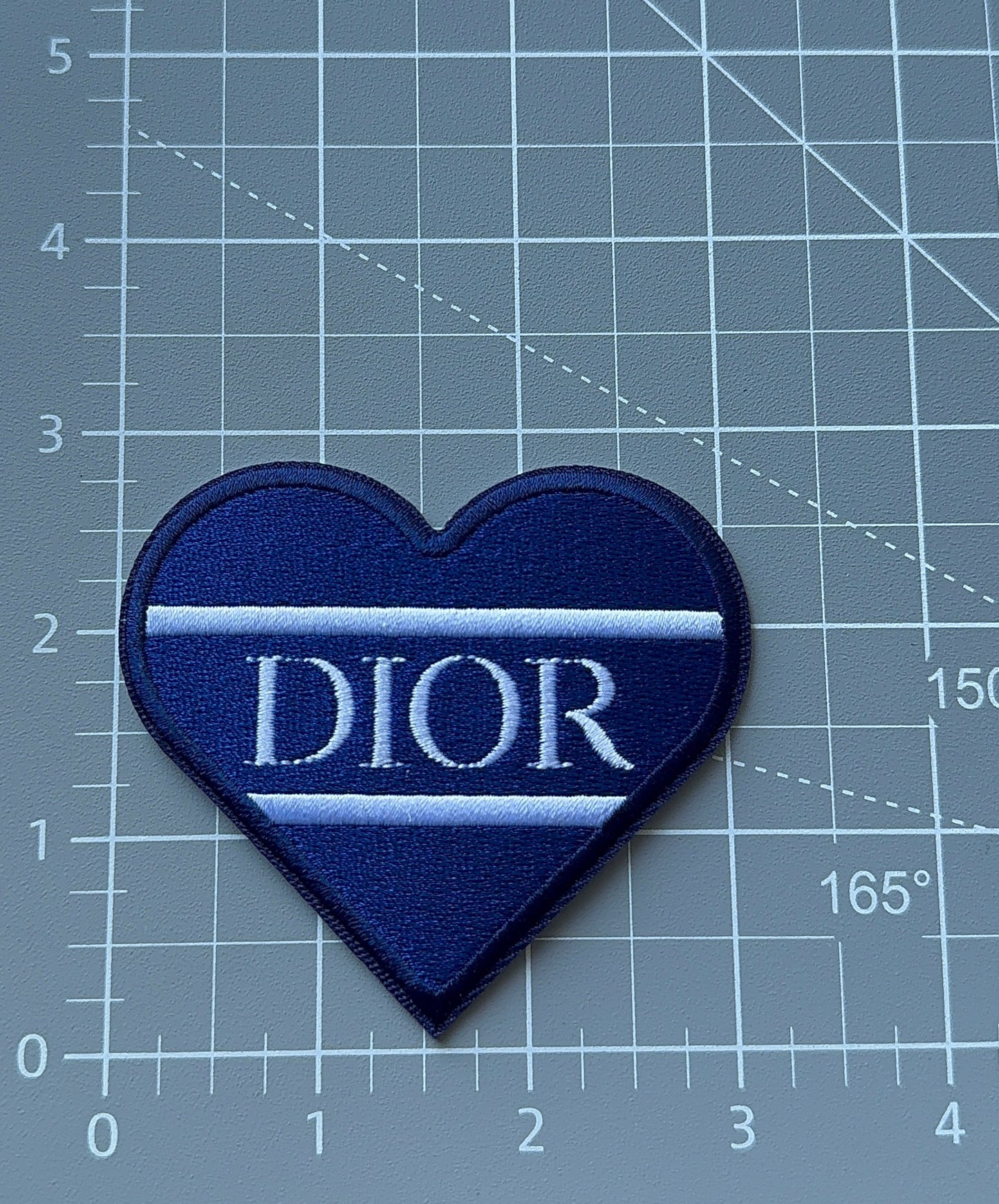 Blue C.D Heart Patch
