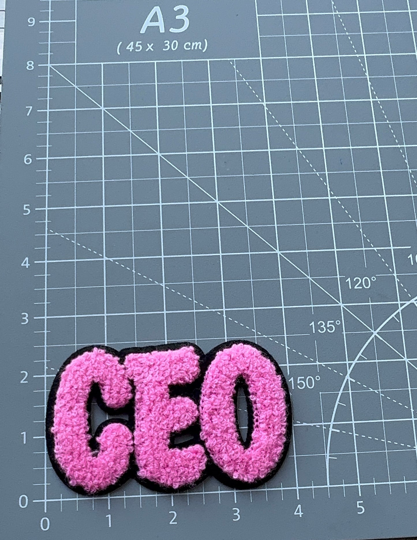 CEO pink patch