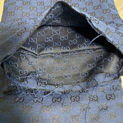 GG Designer Inspired Jacquard Fabric - Blue G03