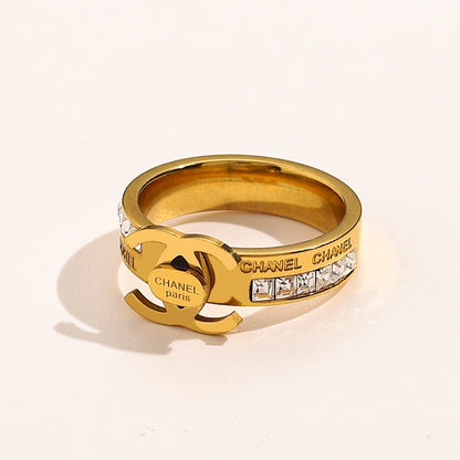 High Quality C.C Gold plated ring