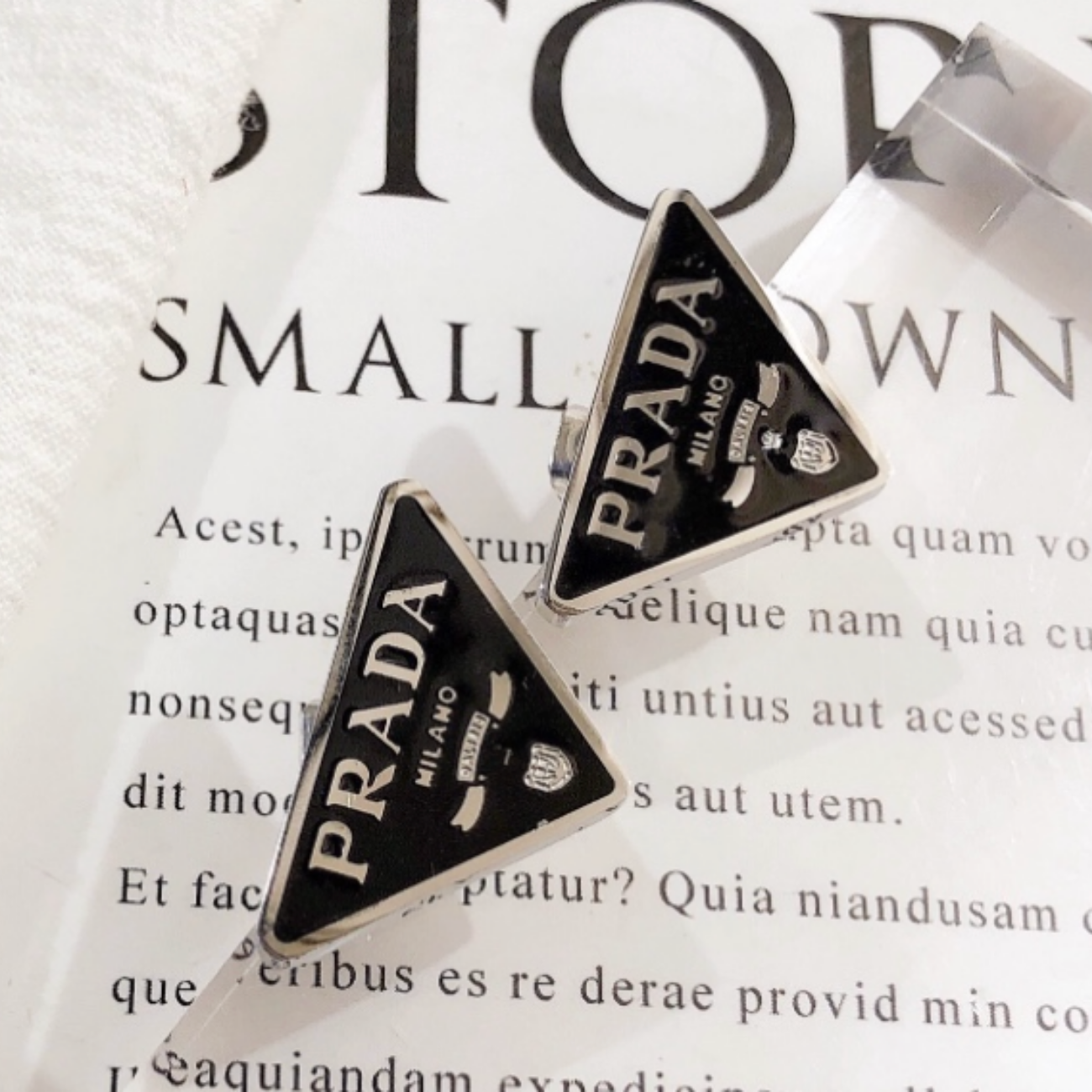 High Quality Luxury Stud Women's Earrings - Silver