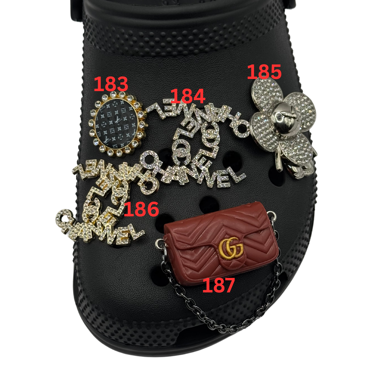 Designer inspired Croc Charms 01 - 153