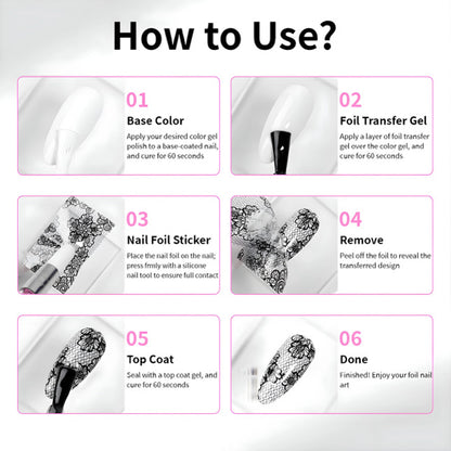 HEMA-Free Nail Transfer Foil Gel – Long-Lasting Foil Adhesive | 15ml