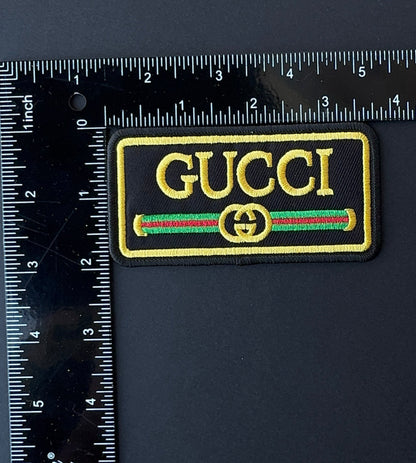 Black suede G.G Patch