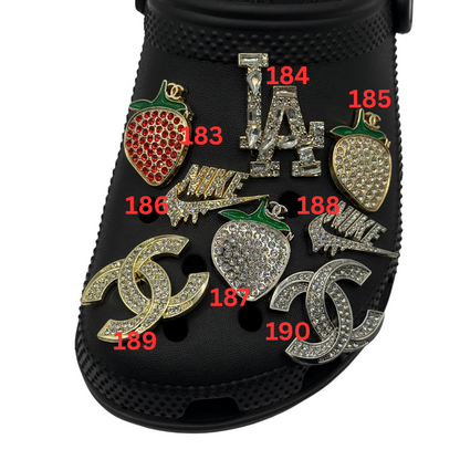 Luxury Bling Shoe Charms 100-199