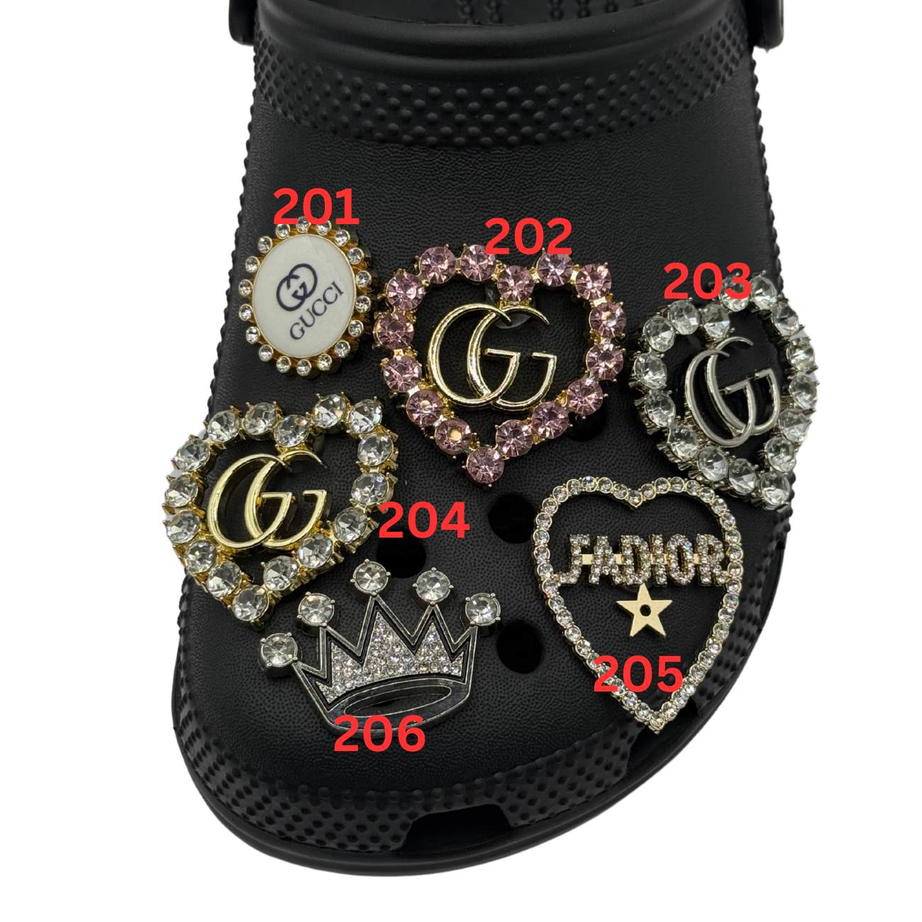 Designer inspired Croc Charms 01 - 153