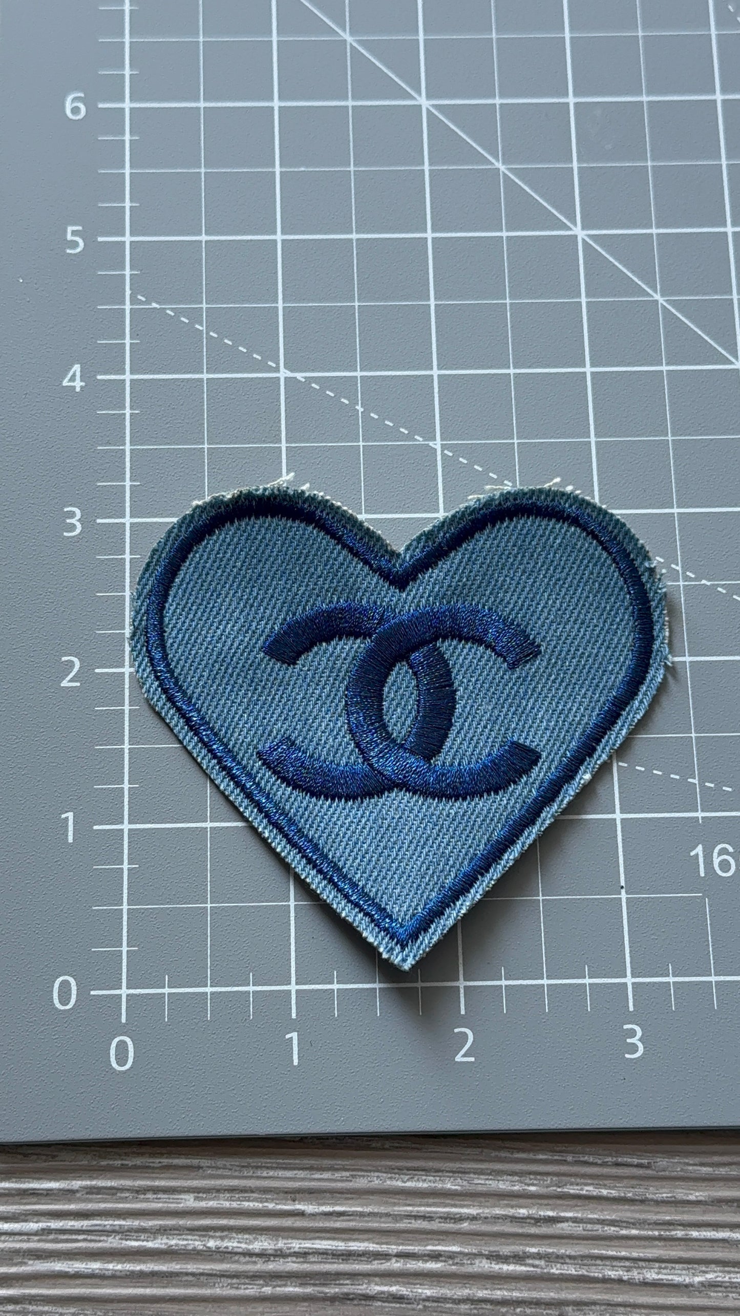 C.C Denim Logo patch