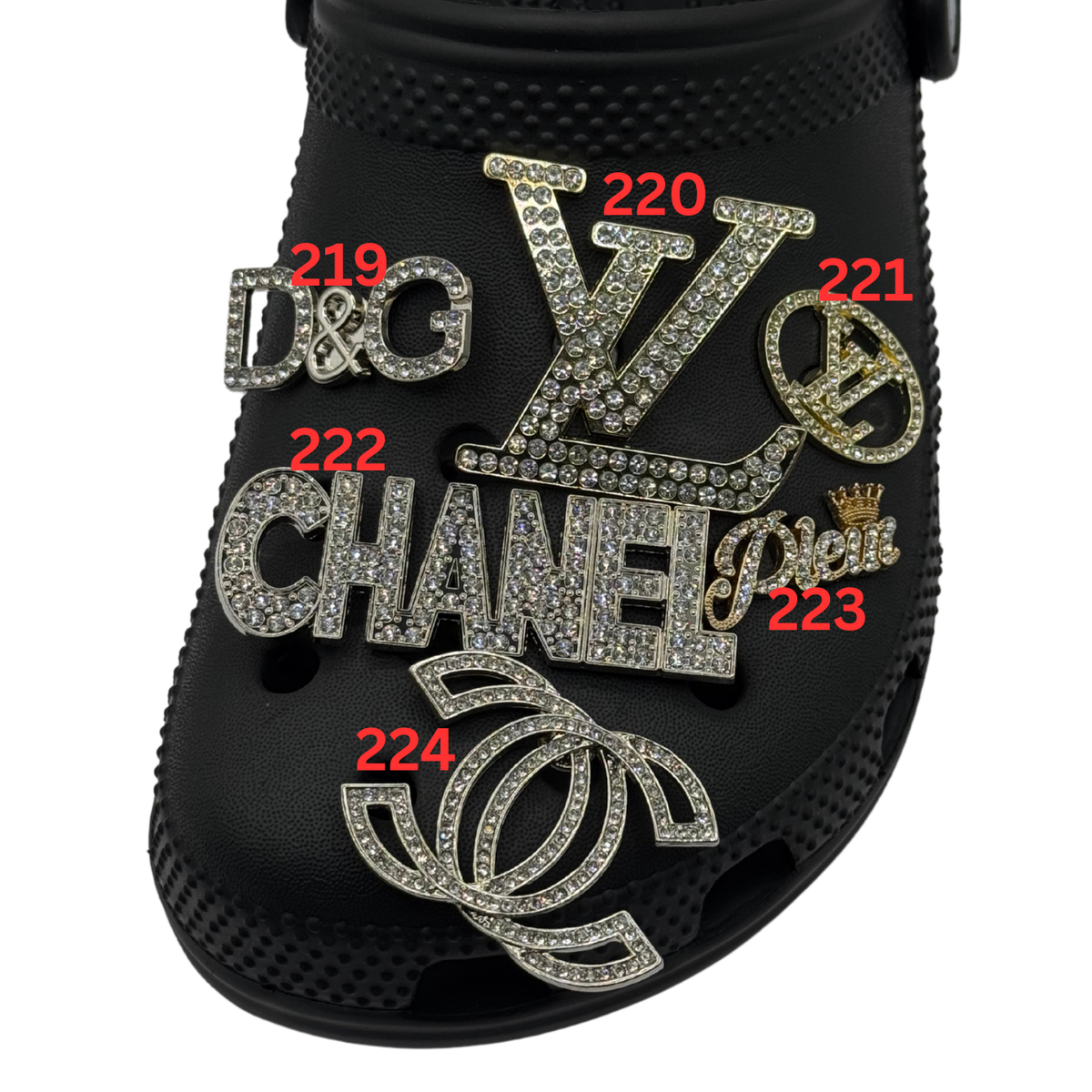 Designer inspired Croc Charms 01 - 153