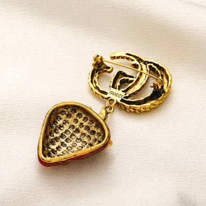 Luxury G.G Vintage Brooch pin