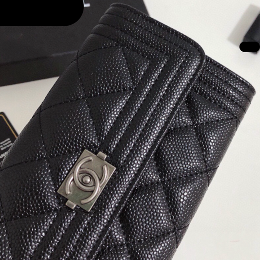High Quality Luxury Black Chanel Wallet