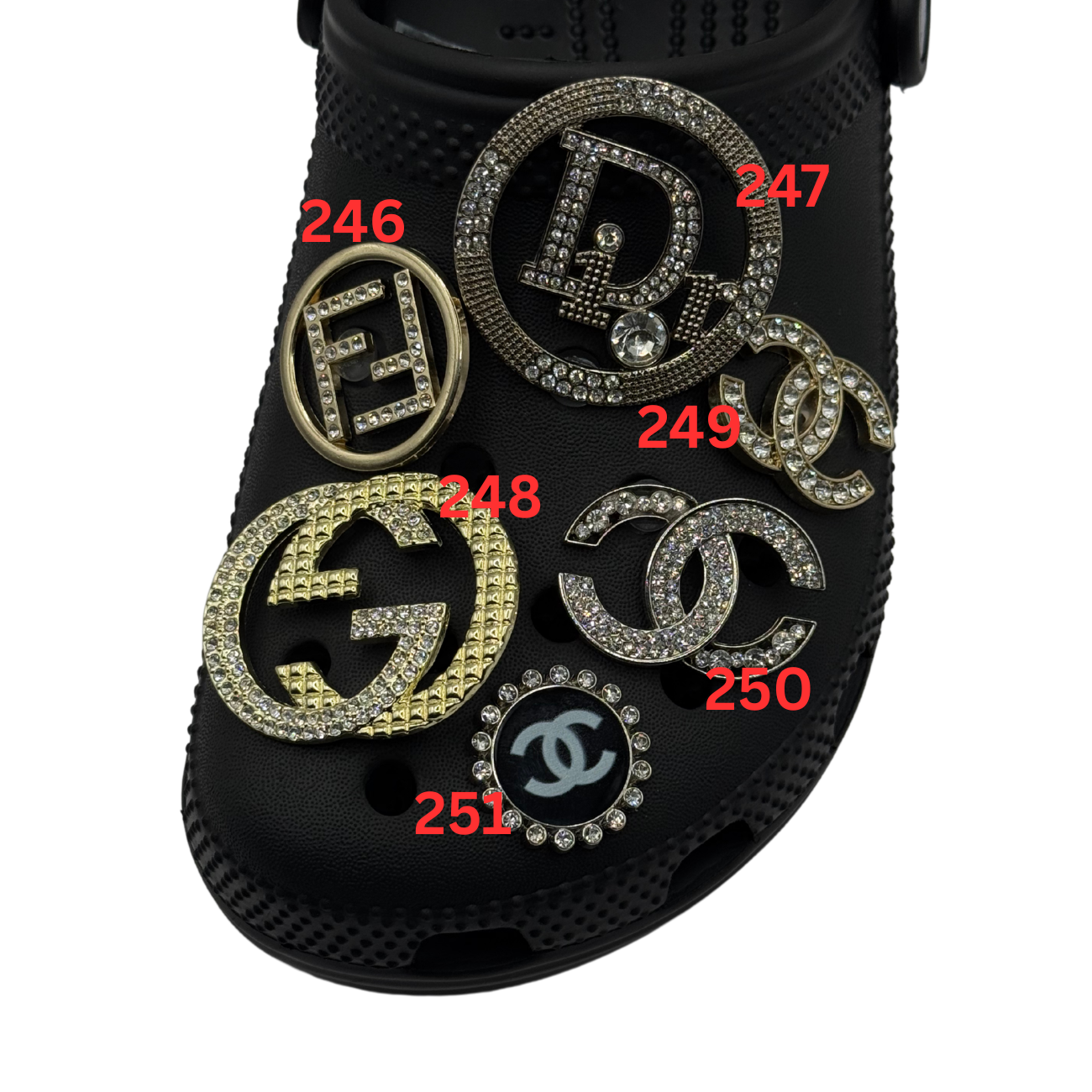 Designer Shoe Charms 154 - 291