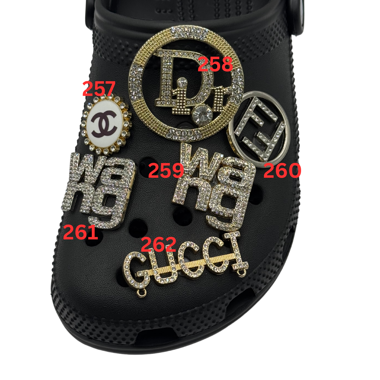 Designer inspired Croc Charms 01 - 153
