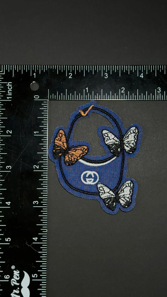 Denim Iron-on embroidery Patch