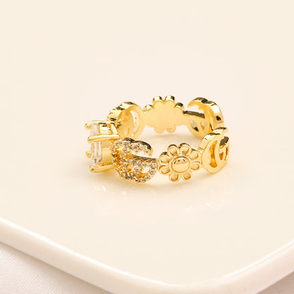 G.G 18K Gold Plated Ring