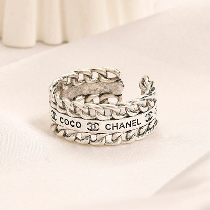 C.C High Quality Sterling Cuff Ring