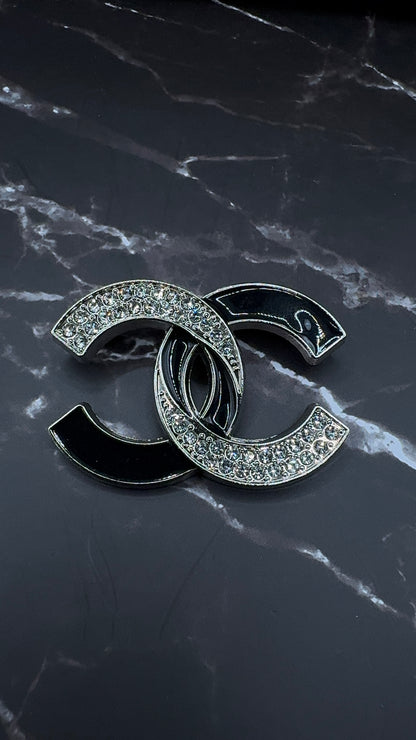 Luxury C.C Gold Brooch pin