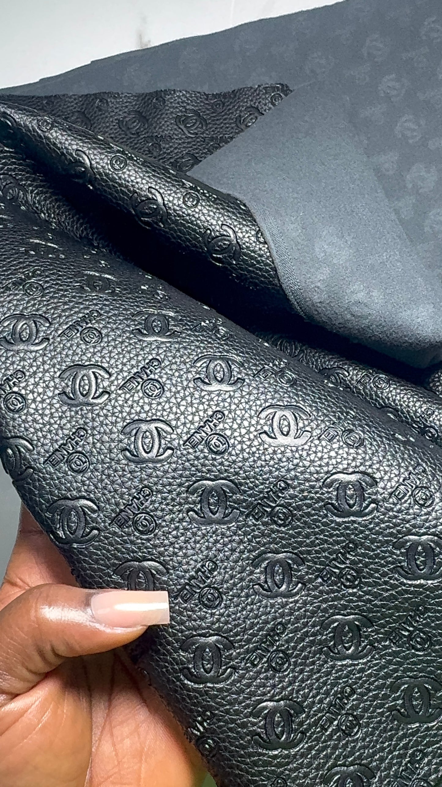 Luxury C.C leather - Designer-Inspired Finish