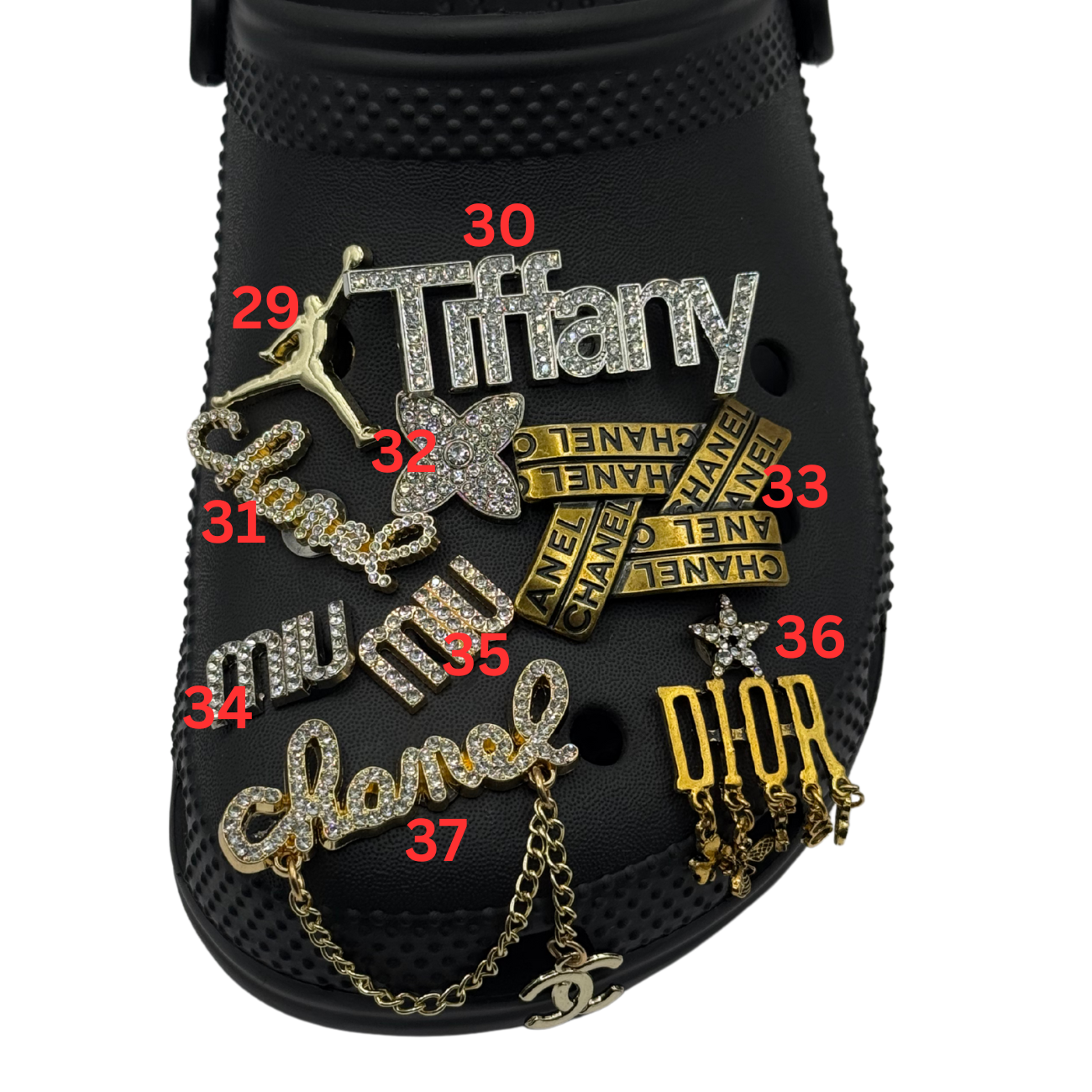 Luxury Bling Shoe Charms 01 - 100