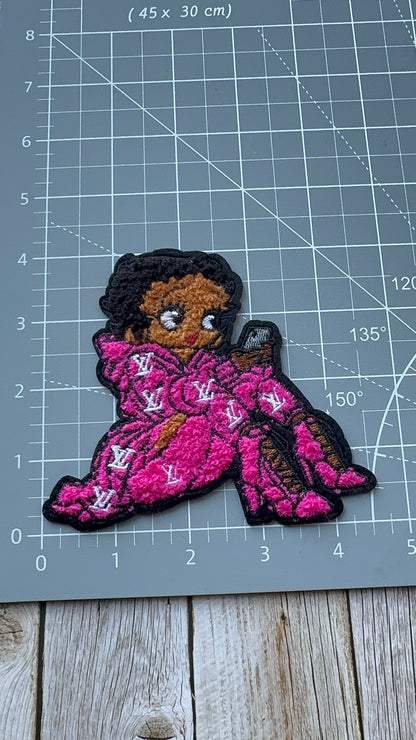 Betty LV Iron on Patch