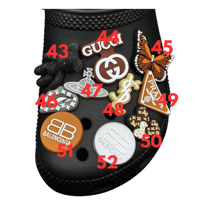 PVC Luxury Design Shoe Charms 01 - 76