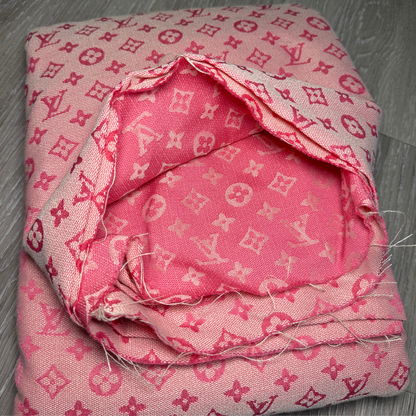 L01 Jacquard Monogram Fabric - Pink