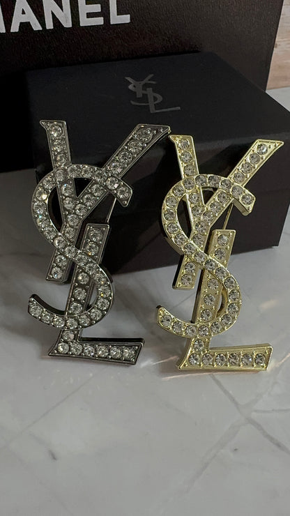 Luxury Y.S Detailed Brooch pin
