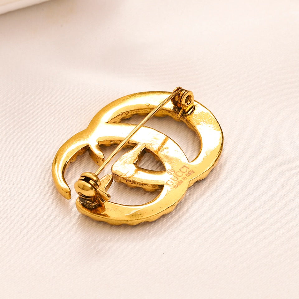 High Quality G.G Brooch pin